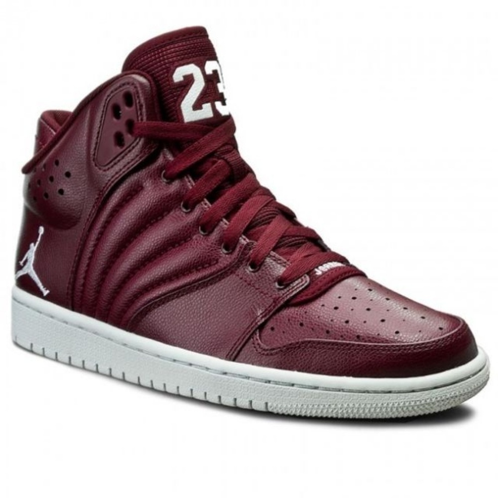 Jordan 1 Flight 4 Night Maroon/Pure Platinum